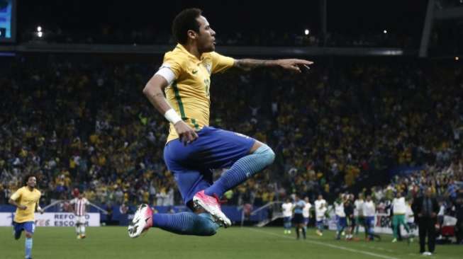 Brasil Pastikan Tiket ke Rusia 2018, Tite Sanjung Peran Neymar