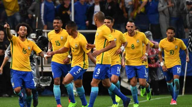 Brasil Lolos ke Piala Dunia 2018, Begini Hitungannya