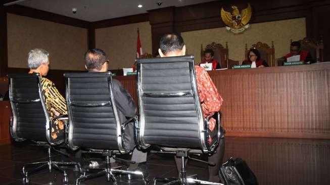 Sidang lanjutan kasus korupsi e-KTP, di Pengadilan Tipikor, Jakarta, Kamis (30/3).