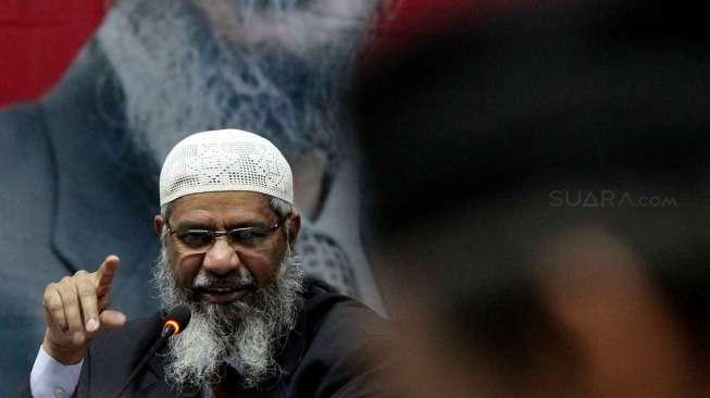 Ulama India, Zakir Naik di Jakarta, Jumat (31/3).