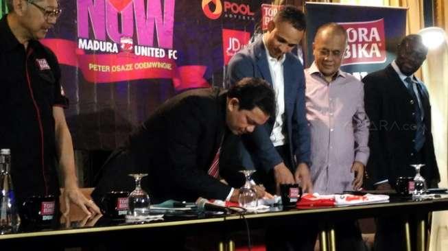 Gaet Odemwingie, Ini Target Madura United di Liga 1