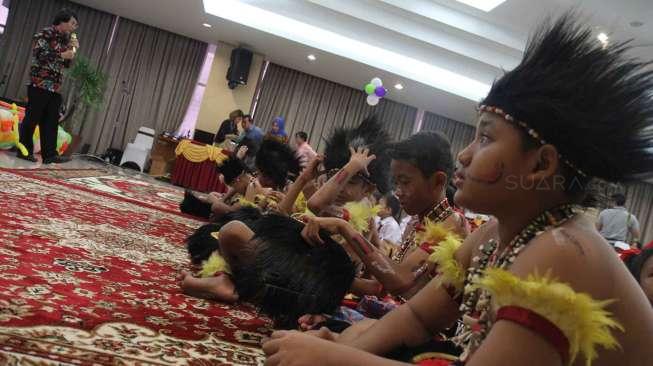 Acara peringatan 47 tahun pengabdian Kak Seto sebagai sahabat anak di aula RA Kartini, KPPPA, Jakarta, Selasa (4/4/2017). [Suara.com/Oke Atmaja]