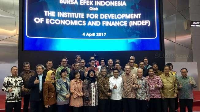 Puluhan Ekonom Kumpul di BEI, Buka Sesi Perdagangan Saham