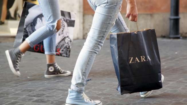 Ilustrasi brand fashion kenamaan, Zara. (Shutterstock)