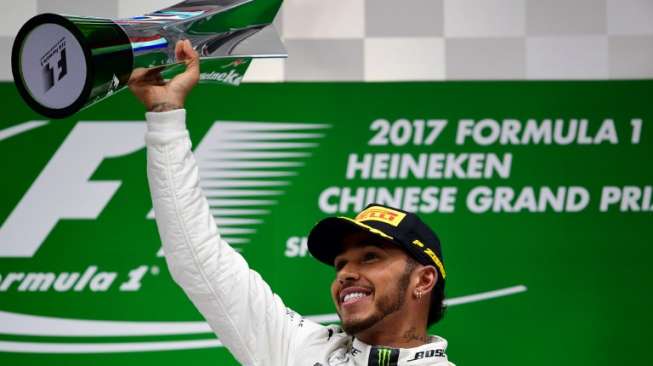 Menang, Hamilton Makin Kukuhkan Diri Jadi 'Raja' di Shanghai