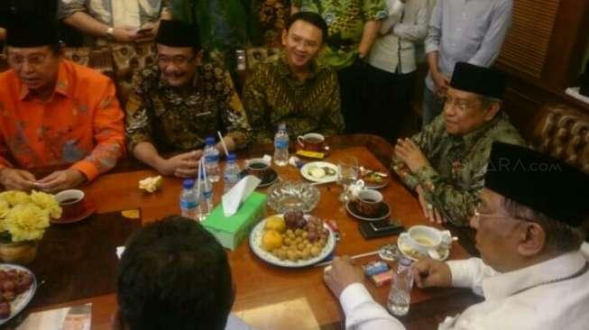 Didampingi Djan Faridz, Ahok-Djarot Temui Said Aqil Siradj