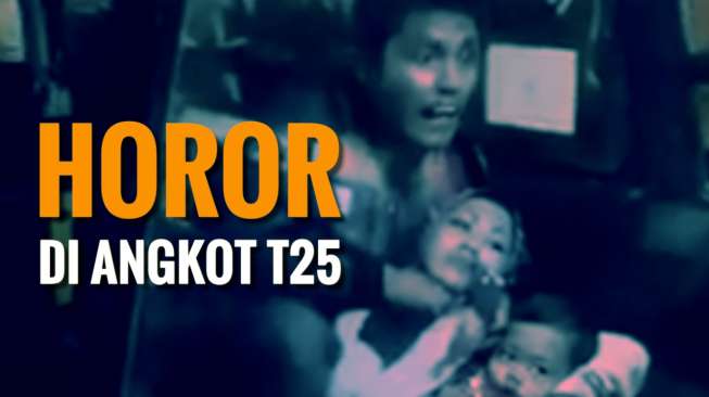 Detik-detik Penyanderaan Ibu dan Balita di Angkot T25