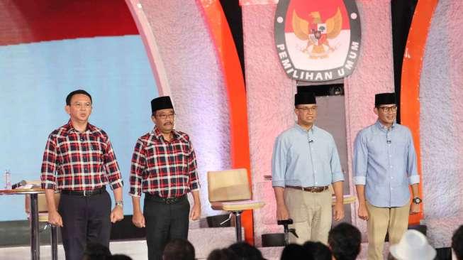 Pembukaan Debat Pilkada DKI Jakarta putaran kedua di Hotel Bidakara, Jakarta, Rabu (12/4/2017). [Suara.com/Oke Atmaja]