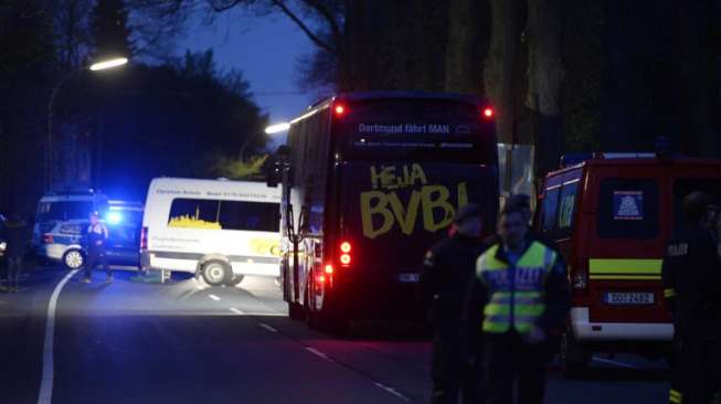 Bom Meledak Dekat Bus Tim Dortmund, Laga Kontra Monaco Ditunda