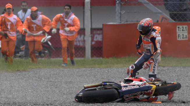 Tertinggal 37 Poin dari Vinales, Marquez Mulai Tertekan?