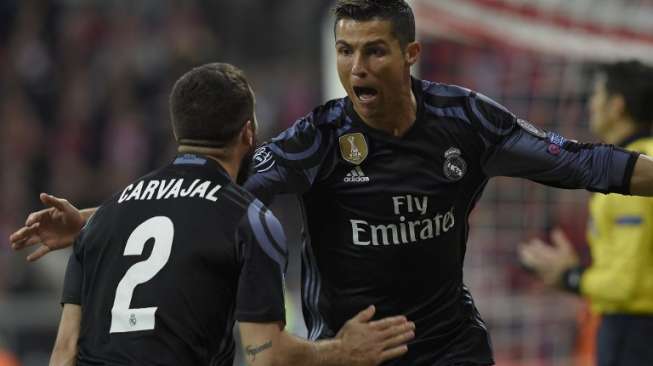 Ronaldo Cetak Dua Gol, Madrid Permalukan Munich di Allianz Arena