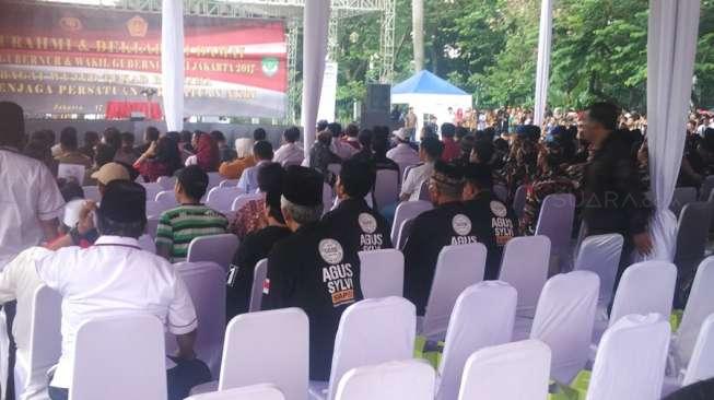 Simpatisan Agus-Sylviana Ikut Deklarasi Damai Pilkada di Monas