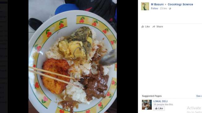 Horor! Makan di Warteg, Lelaki Ini Temukan Kail Tajam dalam Ikan