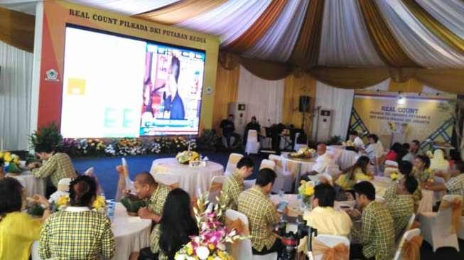 Gelar Hitung Manual, Partai Golkar Tetap Yakin Ahok-Djarot Menang