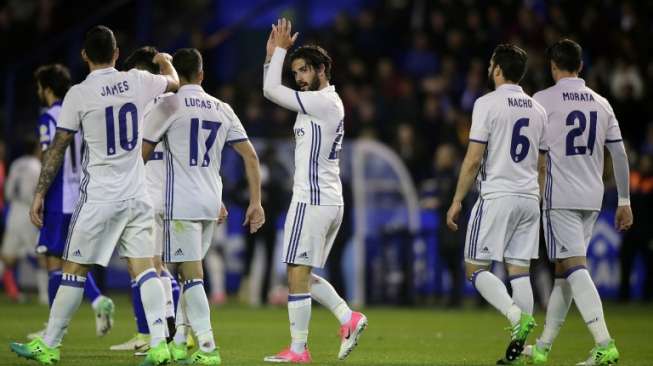 Madrid Pesta Gol di Kandang Deportivo La Coruna