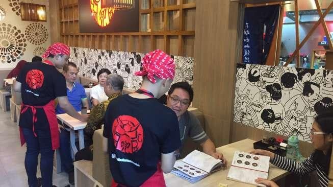 Suasana Restoran Kabuto Mazesoba di Jakarta Utara. [Suara.com/Dinda Rachmawati]