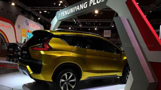 Mobil Mitsubishi XM Concept yang dipajang di perhelatan Indonesia International Motor Show (IIMS) 2017, JIExpo Kemayoran, Jakarta, Jumat (28/4/2017). [Suara.com/Oke Atmaja]