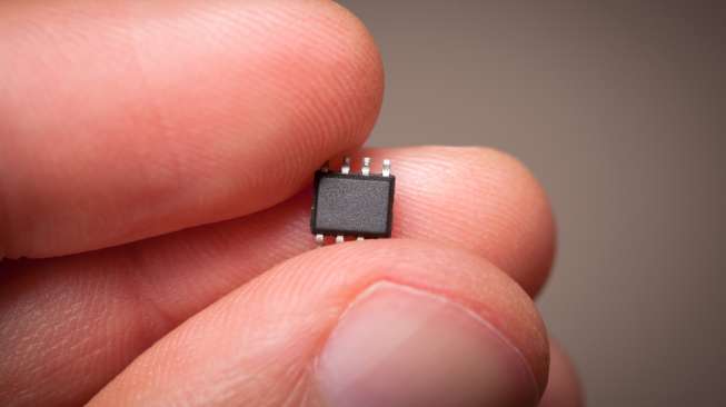 Ilustrasi microchip. [Shutterstock]