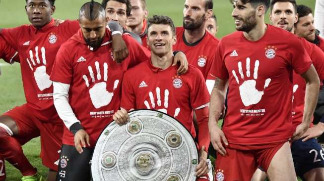 Pesta Gol, Bayern Munich Pertahankan Gelar Bundesliga