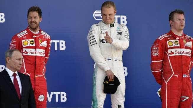 Hasil Lengkap F1 GP Rusia, Klasemen Pebalap, dan Konstruktor