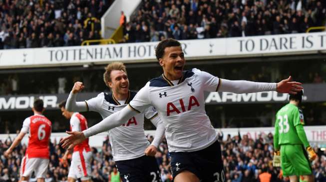 Spurs Taklukkan Arsenal, Alli: London Utara Milik Kami