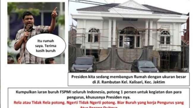 Viral! Meme Rumah Mewah yang Disebut Milik Presiden Serikat Buruh