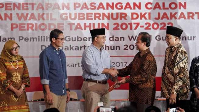 Rapat Pleno Terbuka Penetapan Gubernur dan Wakil Gubernur DKI Jakarta, Jumat (5/5).