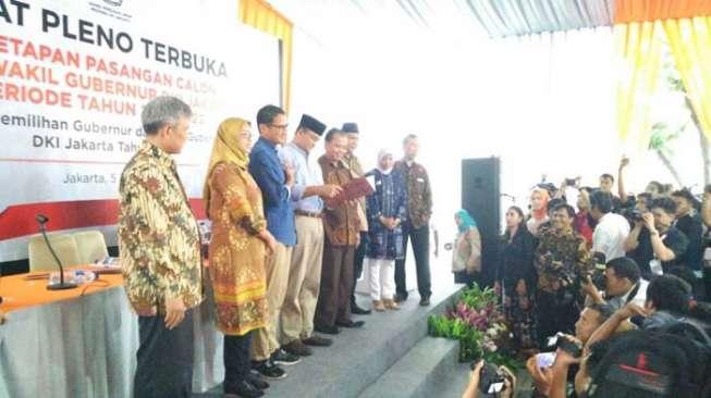 Resmi! Anies-Sandi Ditetapkan sebagai Pemenang Pilkada DKI 2017