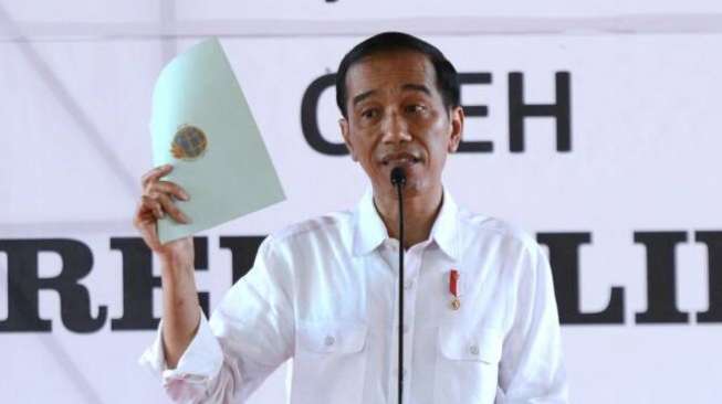 Jokowi Akui Ada 126 Juta Bidang Tanah yang Harus Bersertifikat