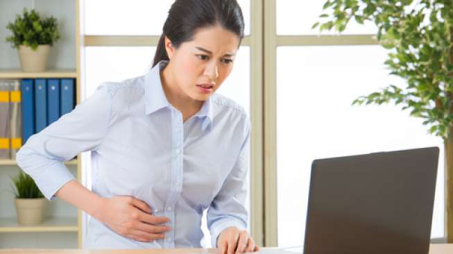 Ilustrasi sakit perut, maag, kram perut. (Shutterstock)