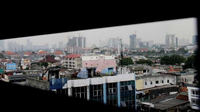 Deretan gedung bertingkat di Jakarta, sabtu (13/5)