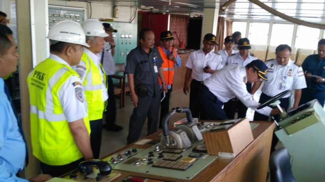 Jelang Lebaran, Kemenhub Cek Kelaikan Kapal di Pelabuhan Merak