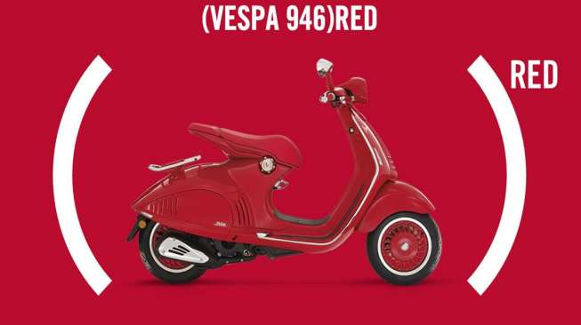 Vespa 946 Red Seharga Ratusan Juta Rupiah Meluncur di Semester II