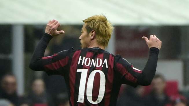 Pemain AC Milan Keisuke Honda [AFP]