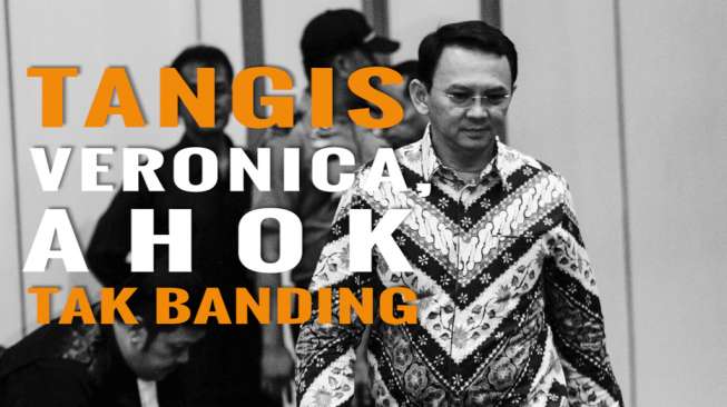 Detik-detik Veronica Menangis Bacakan Surat Ahok dari Bui