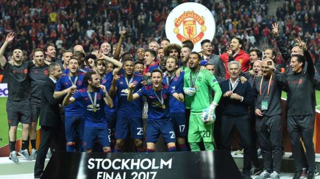 Manchester United juarai Liga Europa musim 2016/17 usai mengalahkan Ajax Amsterdam di partai final [AFP]