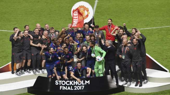 Manchester United juarai Liga Europa musim 2016/17 usai mengalahkan Ajax Amsterdam di partai final [AFP]