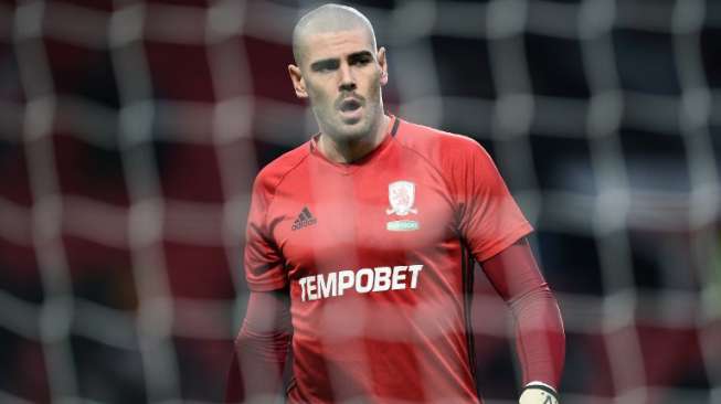 Penjaga gawang asal Spanyol Victor Valdes saat masih memperkuat Middlesbrough [AFP]