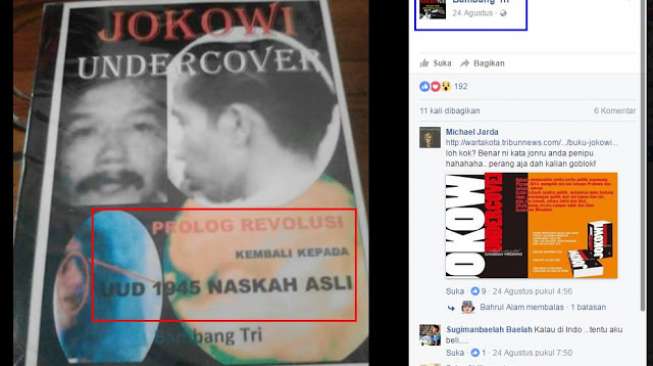 Penulis Buku 'Jokowi Undercover' Divonis 3 Tahun Penjara