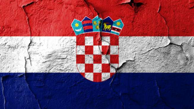 Bendera Kroasia. (shutterstock)
