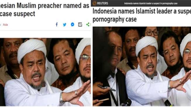 Jadi Tersangka Kasus Pornografi, Ini Habib Rizieq di Mata Dunia