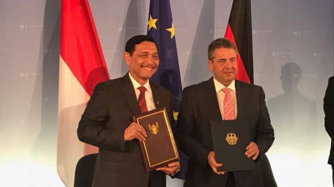 Luhut Teken MoU Kerjasama Bilateral Maritim Dengan Jerman