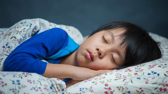 Ilustrasi anak tidur. [Shutterstock]