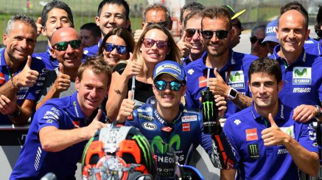 Hasil Kualifikasi MotoGP Italia, Vinales dan Rossi Start 1-2