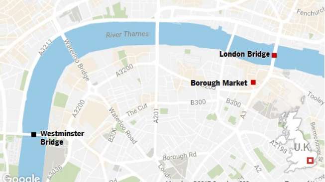 Teror di London, KBRI London Imbau WNI Lakukan Ini