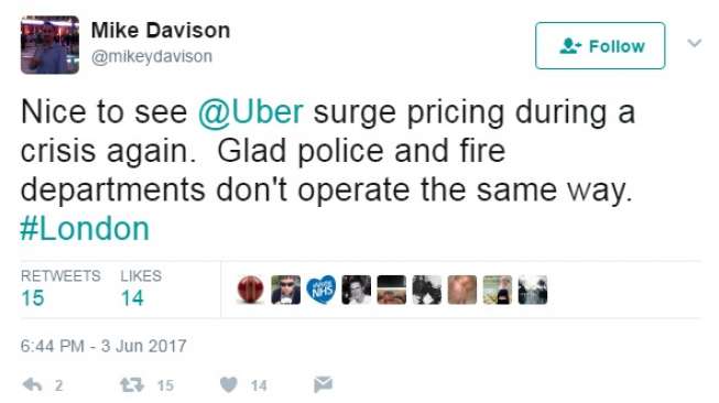 Cuitan penumpang Uber