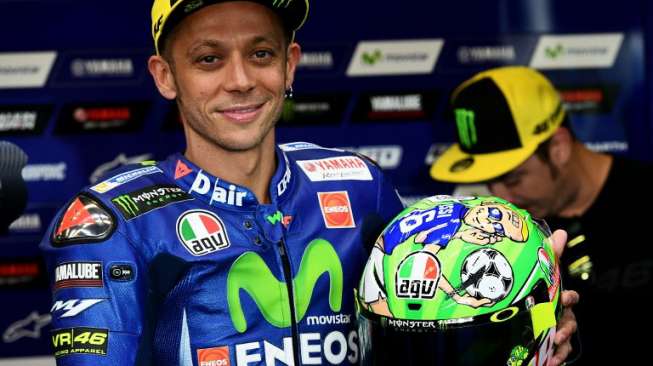 Ini Makna Desain Helm Spesial Rossi di MotoGP Italia