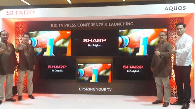 Kejar Target Penjualan, Sharp Rilis 3 TV Berlayar Lebar