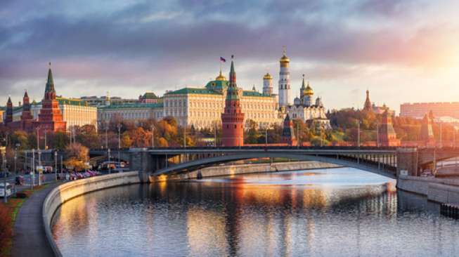Kremlin, pusat pemerintahan Rusia di ibu kota Moskow (Shutterstock)