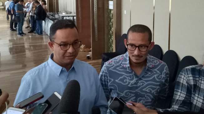 Anies-Sandi Buka Puasa Bersama Jajaran Pemprov DKI